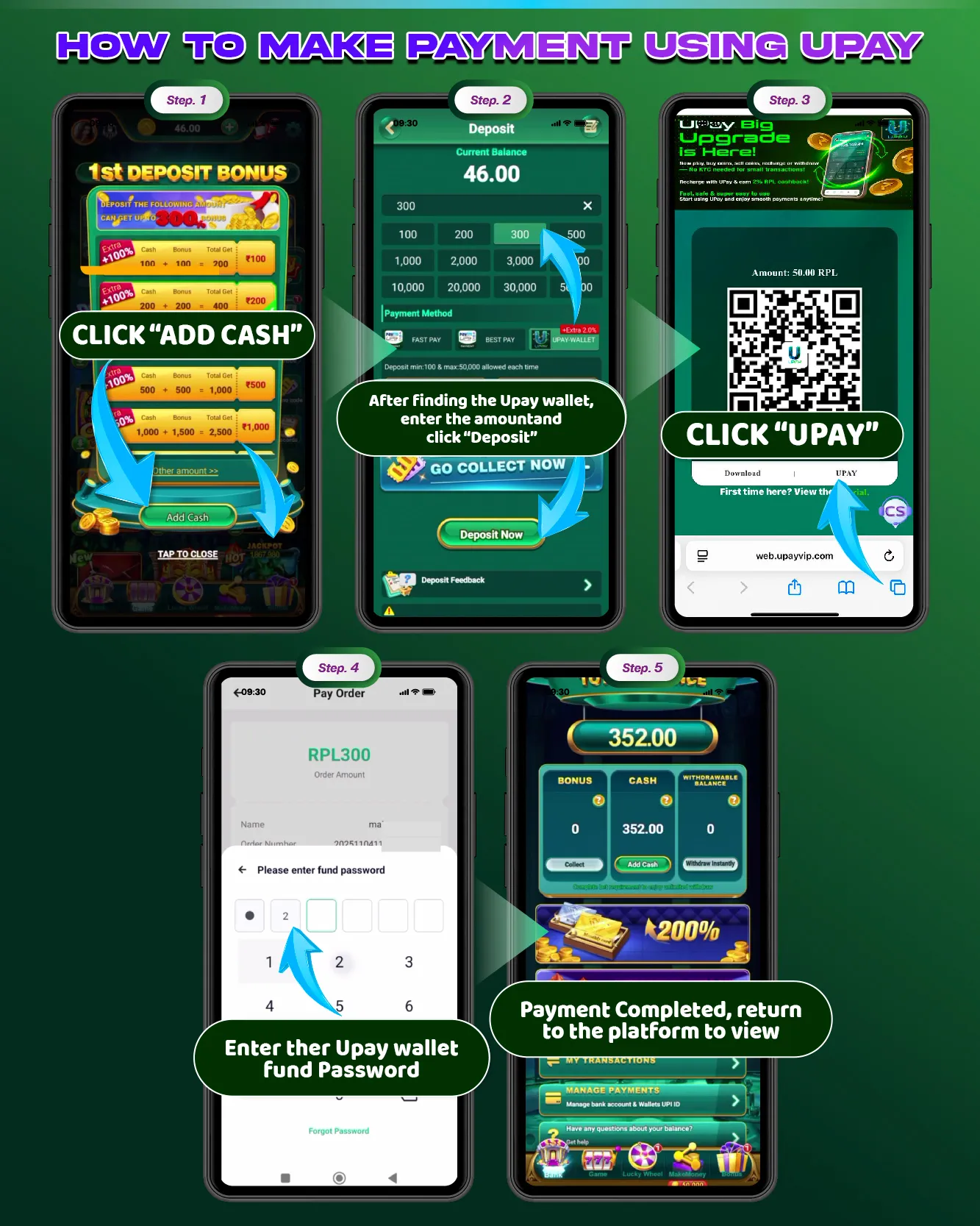 4. Make Payment