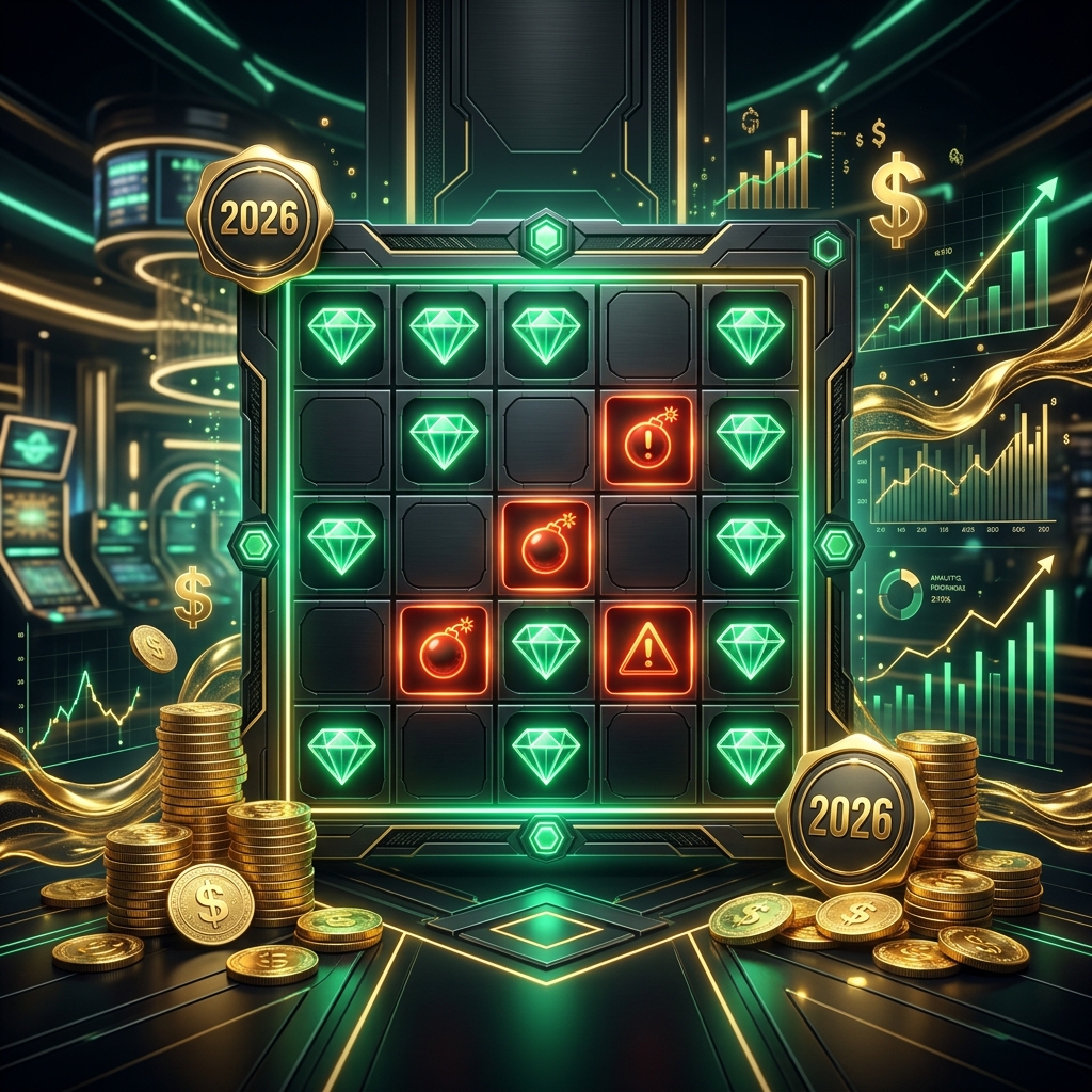 Yono Mines Game Winning Trick & Formula (2026): 5x5 Grid Probability, 1-Mine vs 3-Mine Strategy & Cashout Secrets